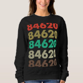 Das besagt 84620 Retro Zip-Code Zipcode 84620 Sweatshirt (Vorderseite)