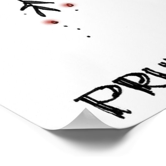 Das Beschneiden ist das Völkermord-Poster Poster (Ecke)