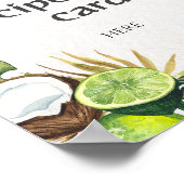 Das besondere Design der tropisch-hawaiianischen F Poster (Ecke)