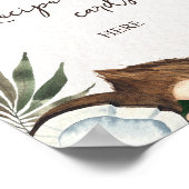 Das besondere Design der tropisch-hawaiianischen F Poster (Ecke)