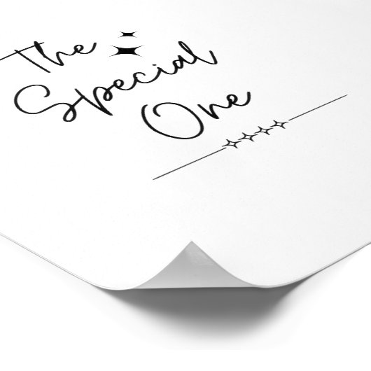 Das Besondere Poster (Ecke)