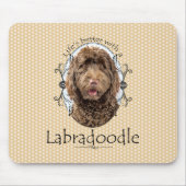 Das bessere Labradoodle-Mousepad des Lebens Mousepad (Vorne)