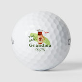 Das BEST GRANDMA Monogramm Golfball (Vorderseite)