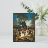 Das Bestattungsverfahren der Sardine von Francisco Postkarte (Stehend Vorderseite)