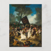 Das Bestattungsverfahren der Sardine von Francisco Postkarte (Vorderseite)