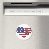 Das beste amerikanische Flaggenherz der Welt für V Magnet (In Situ (Geschirrspüler))