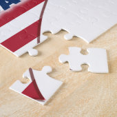 Das beste amerikanische Flaggenherz der Welt für V Puzzle (Seite)
