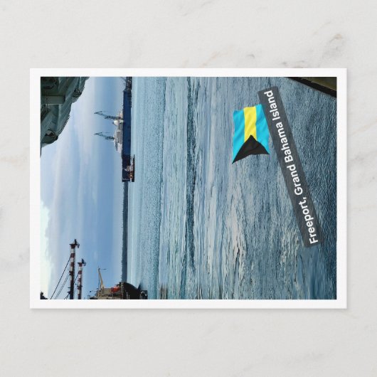 Das Beste an der Bahamas Freeport Postkarte (Vorderseite)