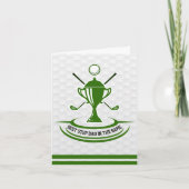 Das Beste an einem Personalisierten Golfspiel Karte (Vorderseite)