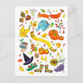 Das Beste an Fall Postcard von N. Janes Postkarte (Vorderseite)