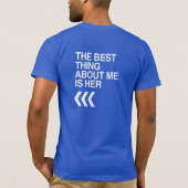 DAS BESTE AN MIR IST IHR RECHT - WEISS -.png T-Shirt (Rückseite)