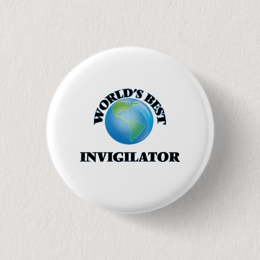Das beste Aufsichtsführende der Welt Button (Vorderseite)