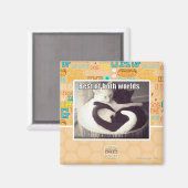 Das Beste aus beiden Welten. Magnet (Vorderseite/Rückseite)