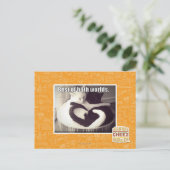 Das Beste aus beiden Welten. Postkarte (Stehend Vorderseite)