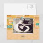 Das Beste aus beiden Welten. Postkarte (Vorne/Hinten)