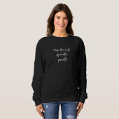 Das Beste aus den Wintereltern machen Sweatshirt (Vorne ganz)
