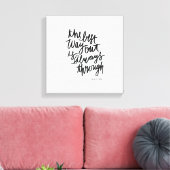Das beste Ausweg aus Motivationen-Zitat für eine s Leinwanddruck (Insitu (Wohnzimmer))