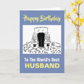 Das beste Auto der Welt Karte (Gelbe Blume)