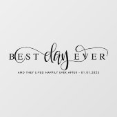 Das beste Auto für den Tag Fensteraufkleber (Blatt)