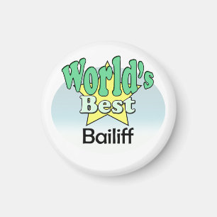 Das beste Bailiff der Welt Magnet