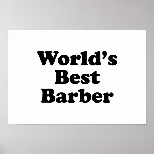 Das beste Barber der Welt Poster (Vorne)
