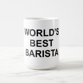 Das beste Barista der Welt Kaffeetasse (Mittel)