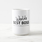 Das beste Boss-Funny-Geschenk der Welt Kaffeetasse (Mittel)