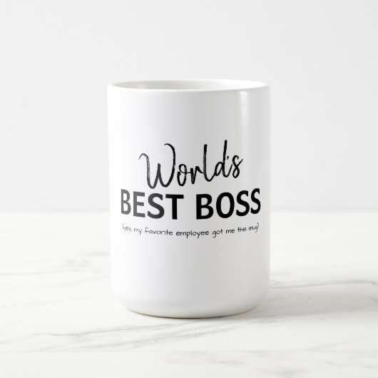 Das beste Boss-Funny-Geschenk der Welt Kaffeetasse (Mittel)