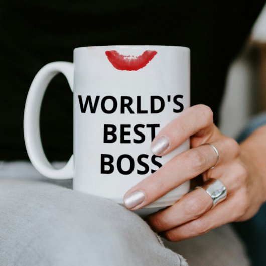 Das beste Boss Lipstick-Geschenk der Welt für sie Kaffeetasse