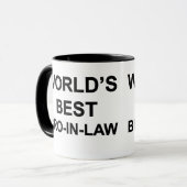 Das beste Bro-In-Gesetz der Welt Tasse (Vorderseite Links)
