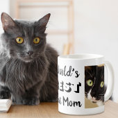 Das beste Cat Mama Foto der Welt Kaffeetasse
