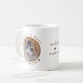 Das beste Cat Mama Gold Foto für Personalisierte N Kaffeetasse (Vorderseite Links)