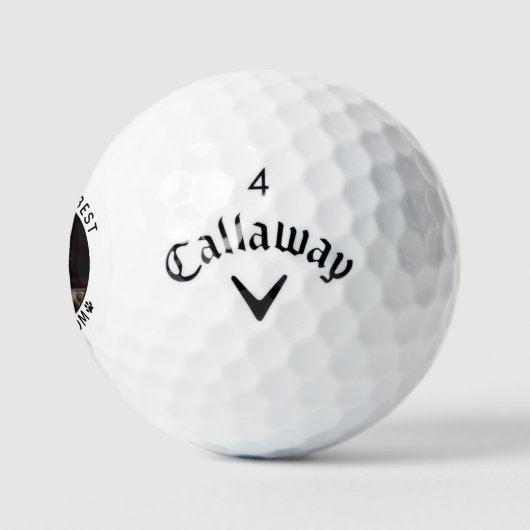 Das beste Cat-Mama-Pad Prints Pet-Foto der Welt Golfball (Logo)