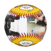 Das beste Coole Comic-Foto der Welt für Vater Baseball (Vorderseite)