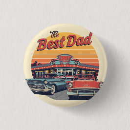 Das beste Dad Diner Button
