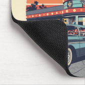 Das beste Dad Diner Mousepad (Ecke)