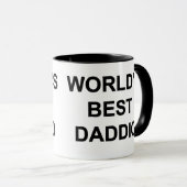 Das beste Daddio der Welt Tasse (VorderseiteRechts)