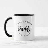 Das beste Daddy-Jahr der Welt - individuell anpass Tasse (Links)