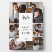 Das beste Daddy-Pater-Monogramm des 6. Fotos Fotoplatte (Vorderseite)