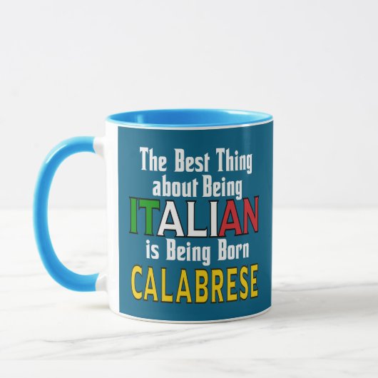 Das Beste daran, Italienisch zu sein Tasse (Links)