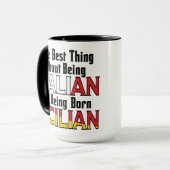 Das Beste daran, Italienisch zu sein Tasse (Vorderseite Links)