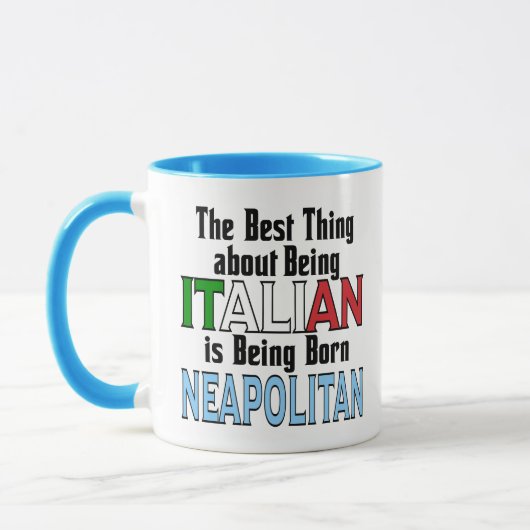 Das Beste daran, Italienisch zu sein Tasse (Links)