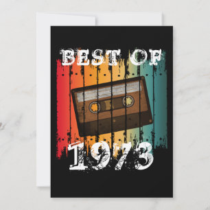 DAS BESTE DER CUSTOM VINTAGE-KASSETTENBAND VON 197 EINLADUNG