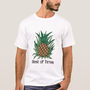 Das Beste der Männer des Zeit-Logo-T-Shirts T-Shirt