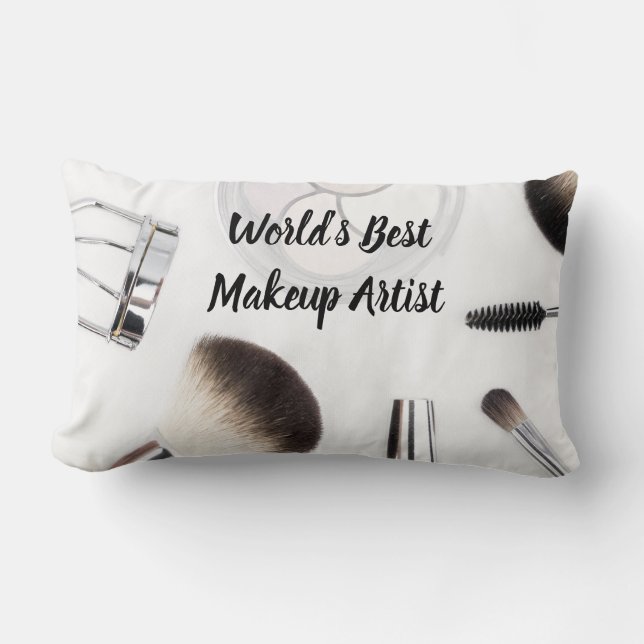 Das Beste der Welt bilden artisit Lendenkissen (Vorderseite)