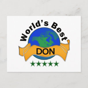 Das beste DON der Welt Postkarte