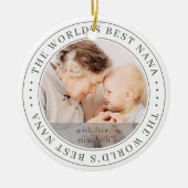 Das beste einfache Foto der Nana-Klassik Keramik Ornament (Vorne)