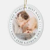 Das beste einfache Foto der Nana-Klassik Keramik Ornament (Links)