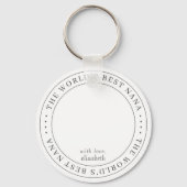 Das beste einfache Foto der Nana-Klassik Schlüsselanhänger (Vorderseite)