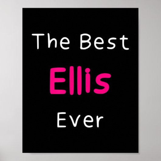 Das beste Ellis-Angebot für Frauen Poster (Vorne)
